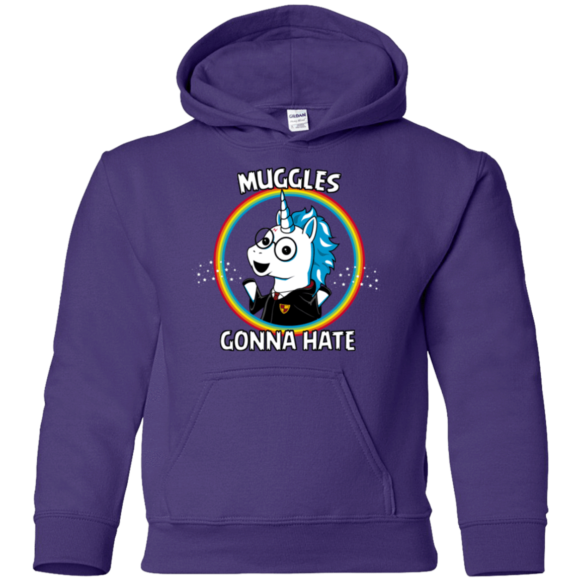 Sweatshirts Purple / YS Muggles Gonna Hate Youth Hoodie
