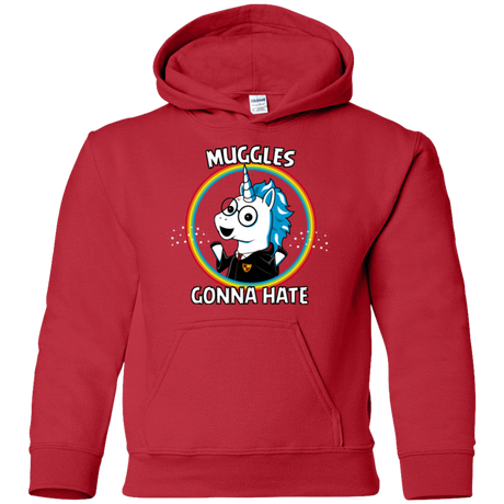 Sweatshirts Red / YS Muggles Gonna Hate Youth Hoodie