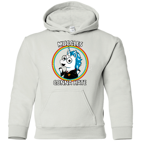 Sweatshirts White / YS Muggles Gonna Hate Youth Hoodie