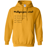 Sweatshirts Gold / Small Multipurpose Shirt Pullover Hoodie