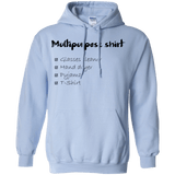 Sweatshirts Light Blue / Small Multipurpose Shirt Pullover Hoodie