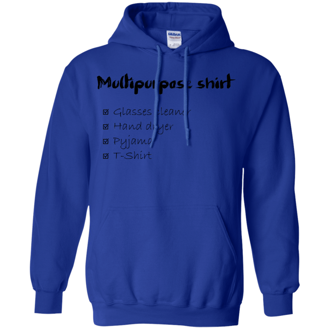 Sweatshirts Royal / Small Multipurpose Shirt Pullover Hoodie