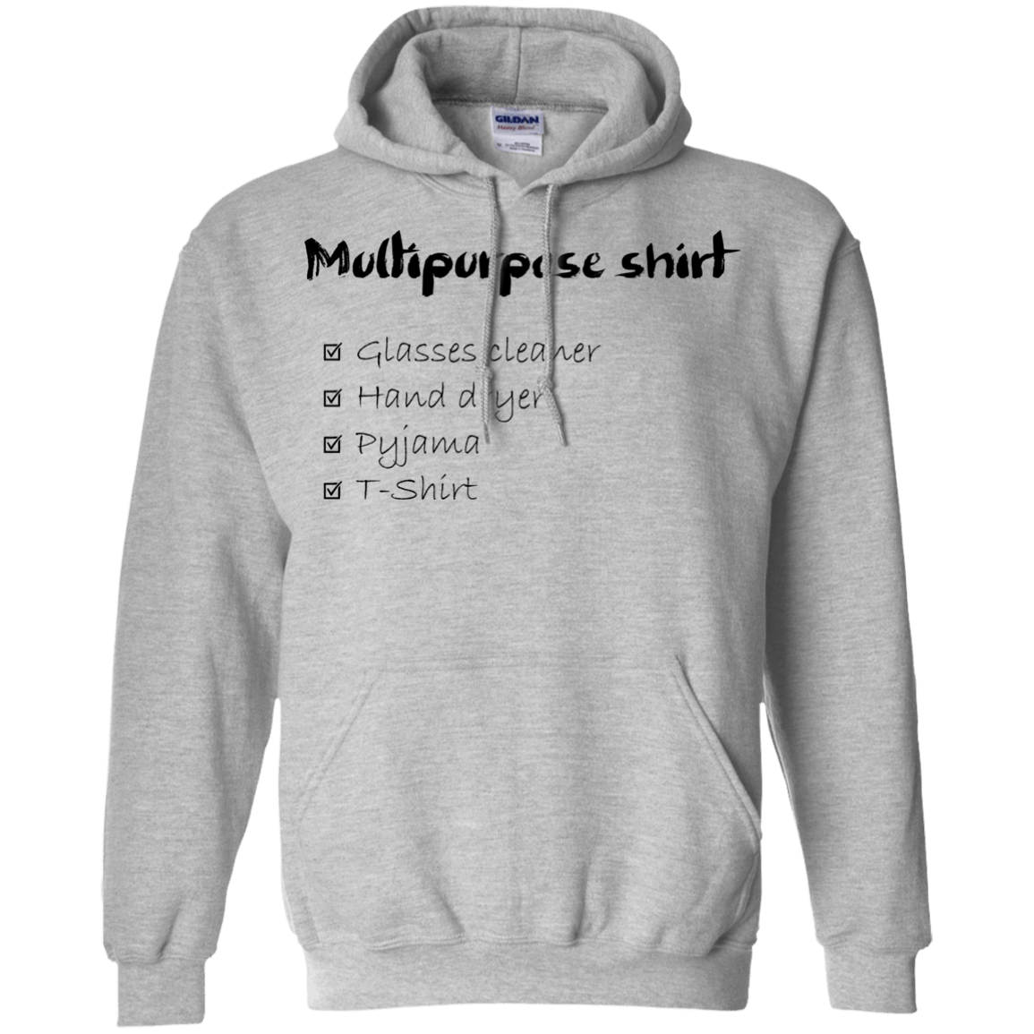 Sweatshirts Sport Grey / Small Multipurpose Shirt Pullover Hoodie