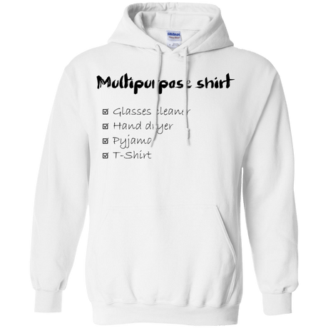 Sweatshirts White / Small Multipurpose Shirt Pullover Hoodie