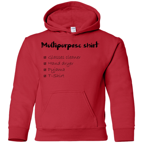 Sweatshirts Red / YS Multipurpose Shirt Youth Hoodie