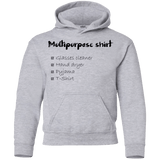 Sweatshirts Sport Grey / YS Multipurpose Shirt Youth Hoodie