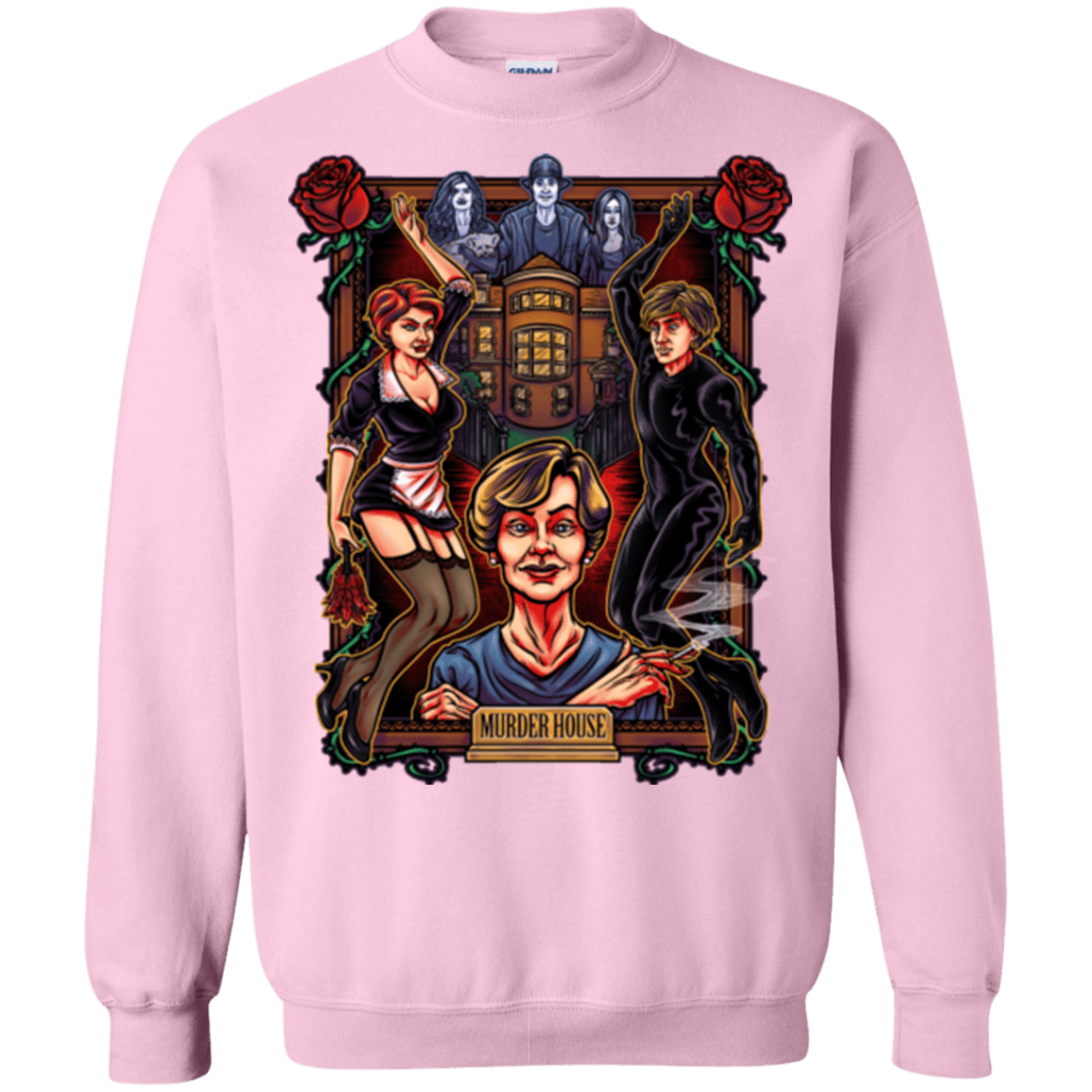 Sweatshirts Light Pink / Small Murder House Crewneck Sweatshirt