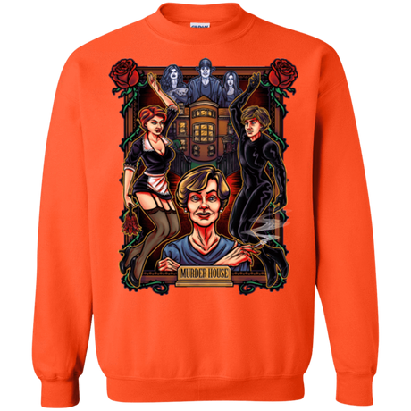 Sweatshirts Orange / Small Murder House Crewneck Sweatshirt