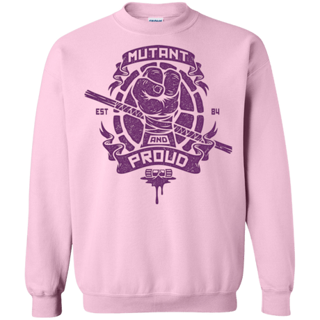 Sweatshirts Light Pink / Small Mutant and Proud Donny Crewneck Sweatshirt