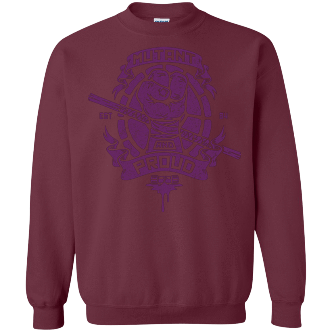 Sweatshirts Maroon / Small Mutant and Proud Donny Crewneck Sweatshirt