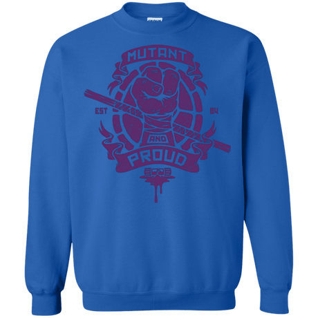 Sweatshirts Royal / Small Mutant and Proud Donny Crewneck Sweatshirt