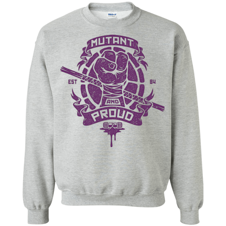 Sweatshirts Sport Grey / Small Mutant and Proud Donny Crewneck Sweatshirt