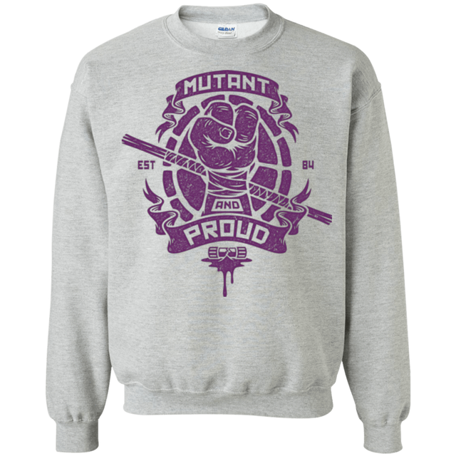Sweatshirts Sport Grey / Small Mutant and Proud Donny Crewneck Sweatshirt