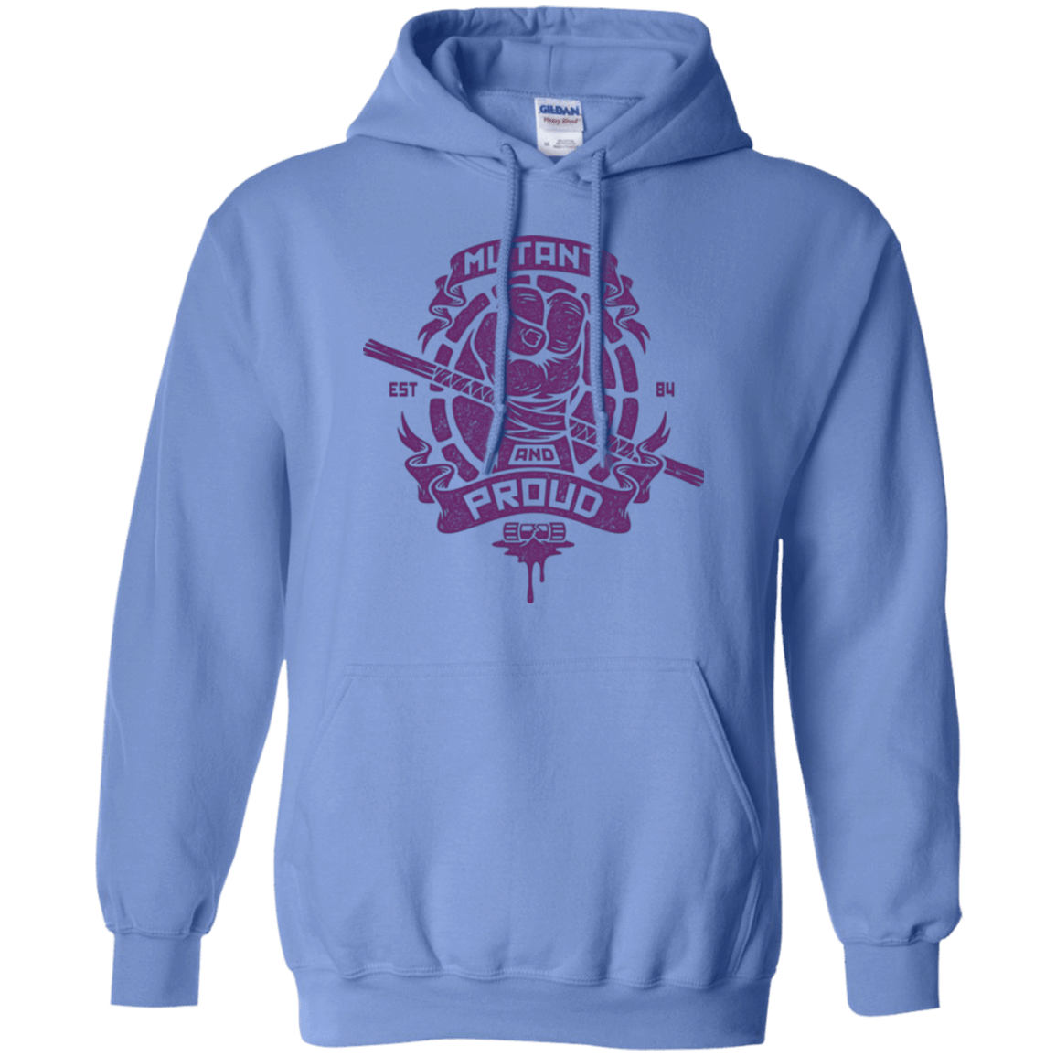 Sweatshirts Carolina Blue / Small Mutant and Proud Donny Pullover Hoodie