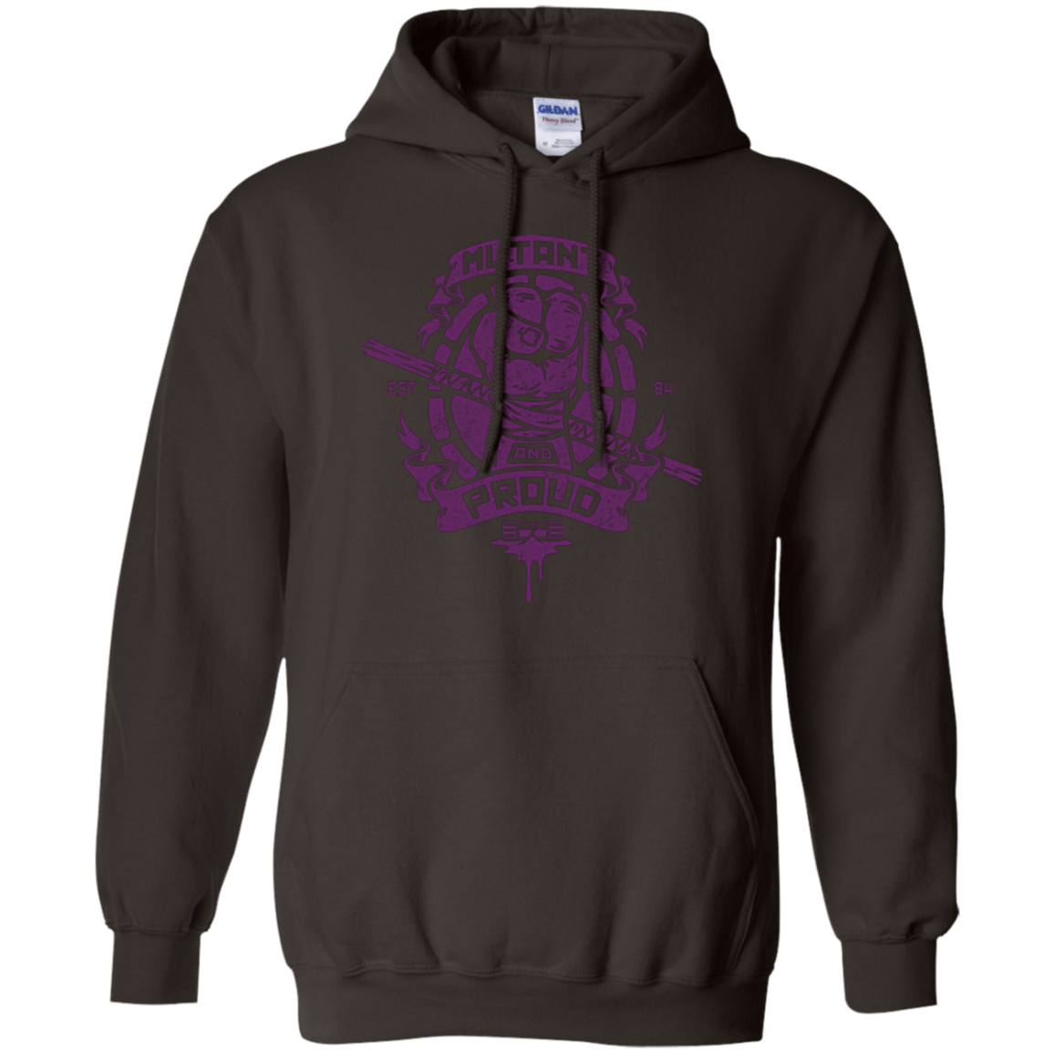 Sweatshirts Dark Chocolate / Small Mutant and Proud Donny Pullover Hoodie