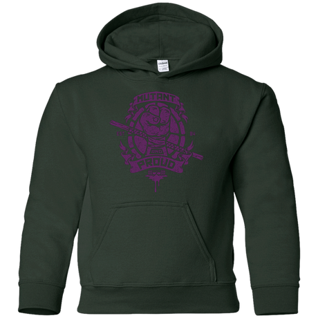 Sweatshirts Forest Green / YS Mutant and Proud Donny Youth Hoodie