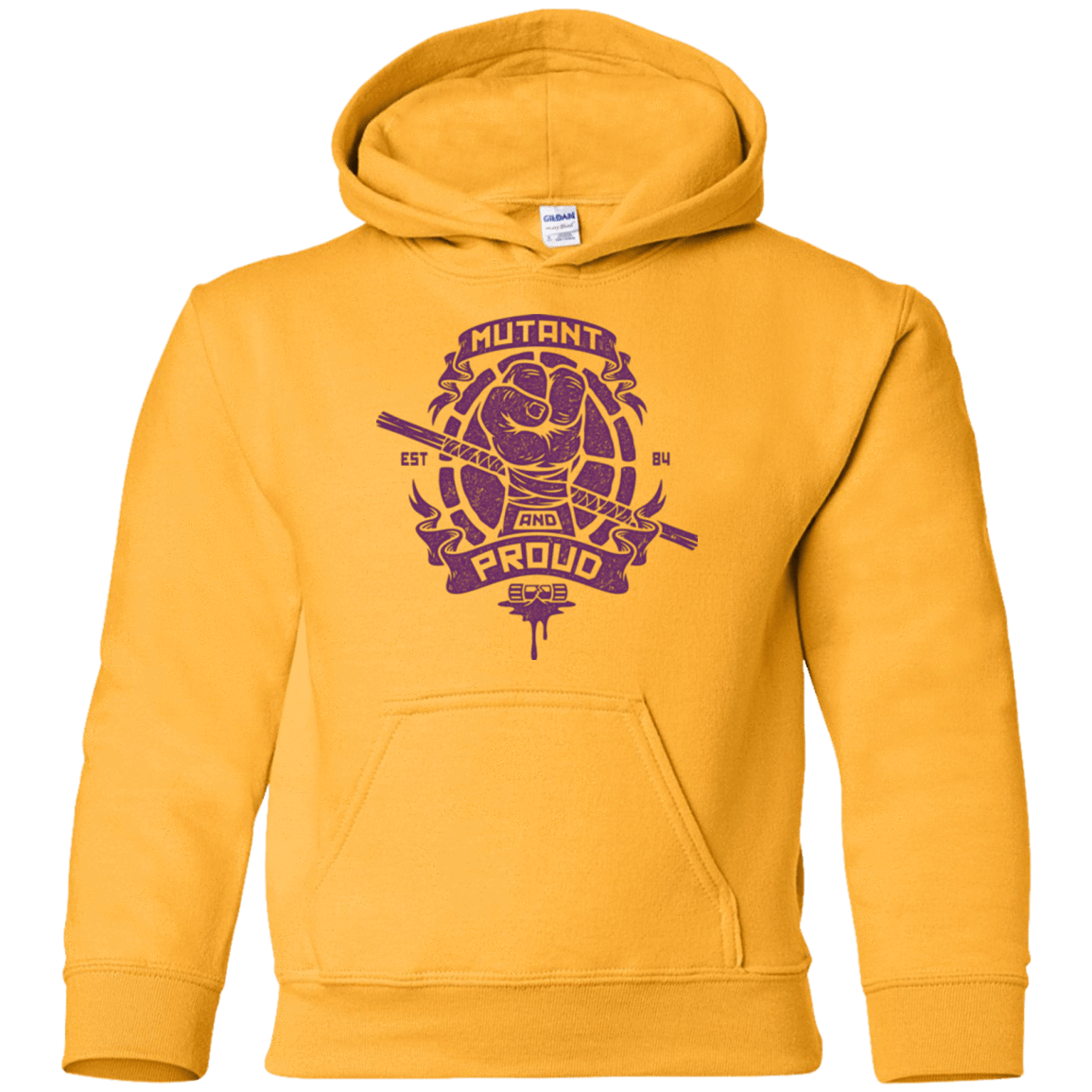 Sweatshirts Gold / YS Mutant and Proud Donny Youth Hoodie