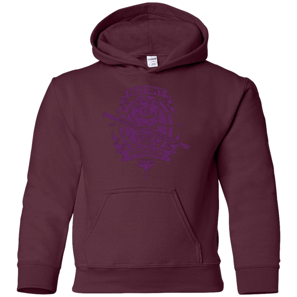 Sweatshirts Maroon / YS Mutant and Proud Donny Youth Hoodie