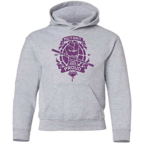 Sweatshirts Sport Grey / YS Mutant and Proud Donny Youth Hoodie