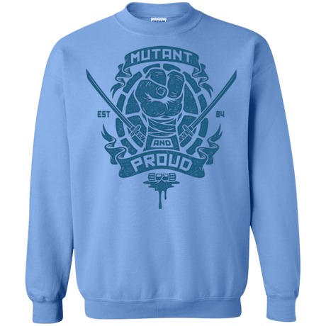 Sweatshirts Carolina Blue / Small Mutant and Proud Leo Crewneck Sweatshirt