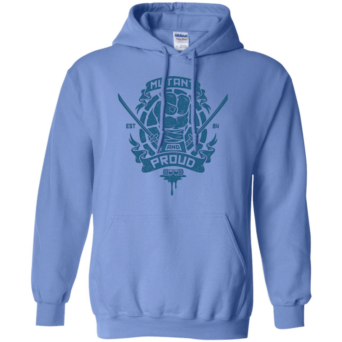 Sweatshirts Carolina Blue / Small Mutant and Proud Leo Pullover Hoodie