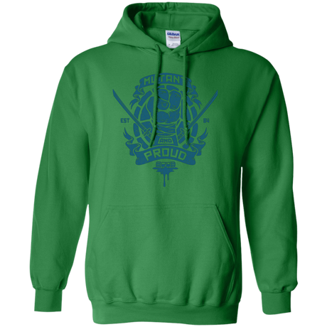 Sweatshirts Irish Green / Small Mutant and Proud Leo Pullover Hoodie