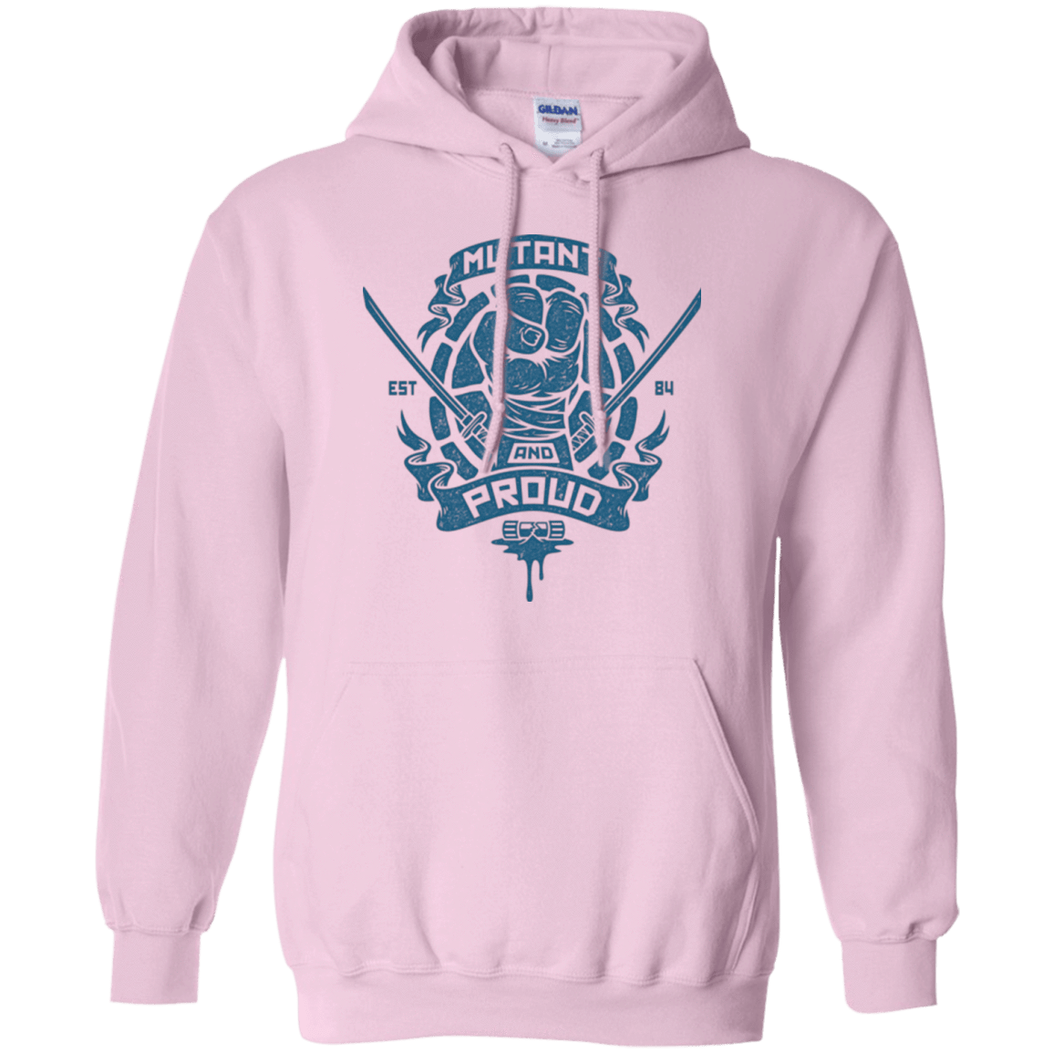 Sweatshirts Light Pink / Small Mutant and Proud Leo Pullover Hoodie