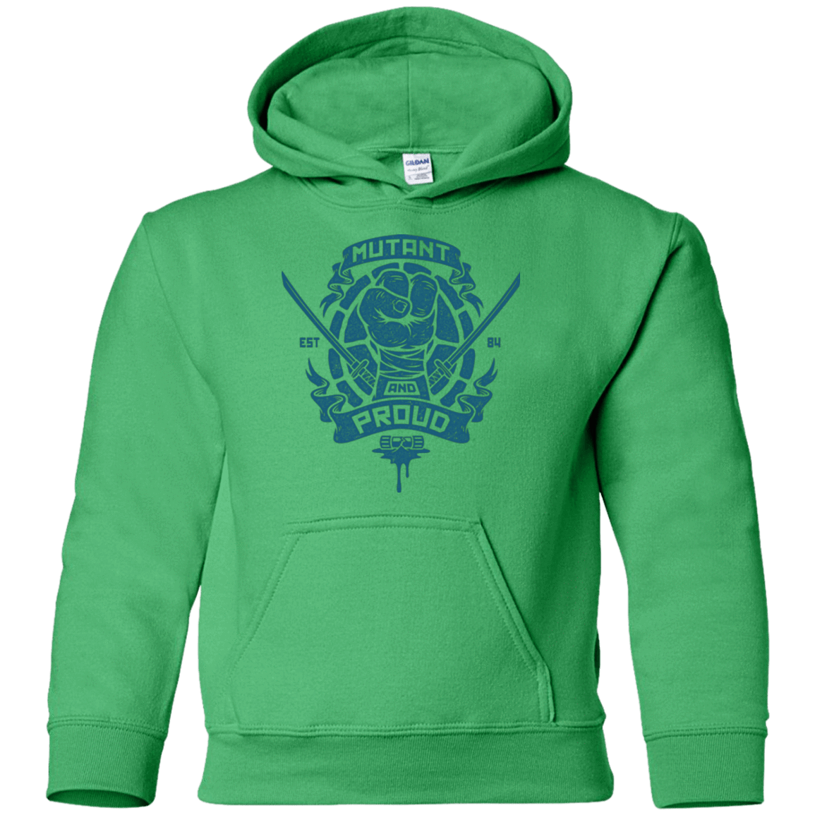 Sweatshirts Irish Green / YS Mutant and Proud Leo Youth Hoodie