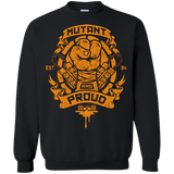 Sweatshirts Black / Small Mutant and Proud Mikey Crewneck Sweatshirt