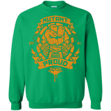 Sweatshirts Irish Green / Small Mutant and Proud Mikey Crewneck Sweatshirt