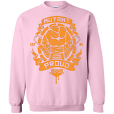 Sweatshirts Light Pink / Small Mutant and Proud Mikey Crewneck Sweatshirt