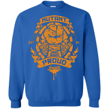 Sweatshirts Royal / Small Mutant and Proud Mikey Crewneck Sweatshirt