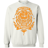 Sweatshirts White / Small Mutant and Proud Mikey Crewneck Sweatshirt