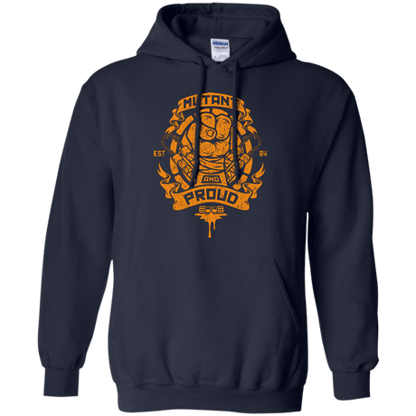Sweatshirts Navy / Small Mutant and Proud Mikey Pullover Hoodie