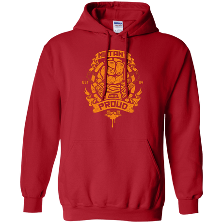 Sweatshirts Red / Small Mutant and Proud Mikey Pullover Hoodie