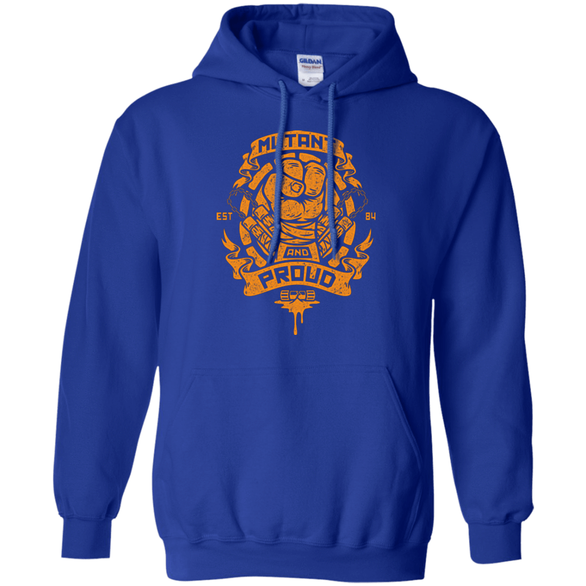 Sweatshirts Royal / Small Mutant and Proud Mikey Pullover Hoodie