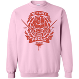 Sweatshirts Light Pink / Small Mutant and Proud Raph Crewneck Sweatshirt