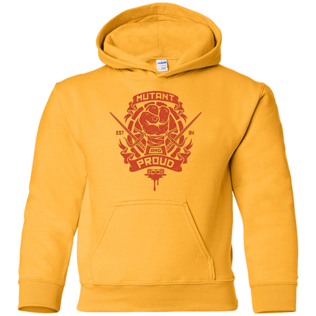 Sweatshirts Gold / YS Mutant and Proud Raph Youth Hoodie
