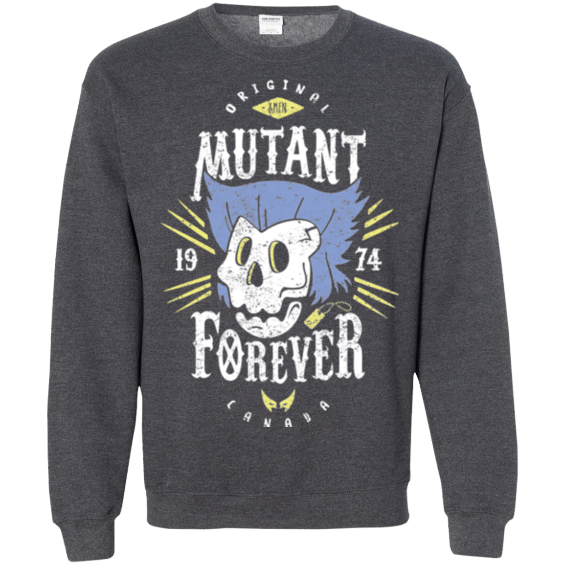 Sweatshirts Dark Heather / Small Mutant Forever Crewneck Sweatshirt