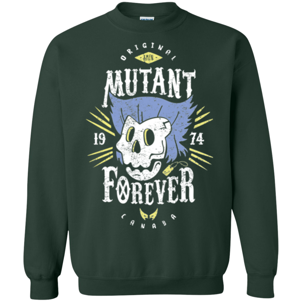 Sweatshirts Forest Green / Small Mutant Forever Crewneck Sweatshirt