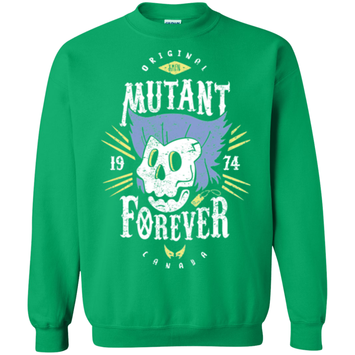 Sweatshirts Irish Green / Small Mutant Forever Crewneck Sweatshirt
