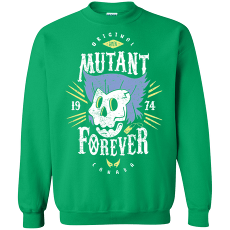 Sweatshirts Irish Green / Small Mutant Forever Crewneck Sweatshirt