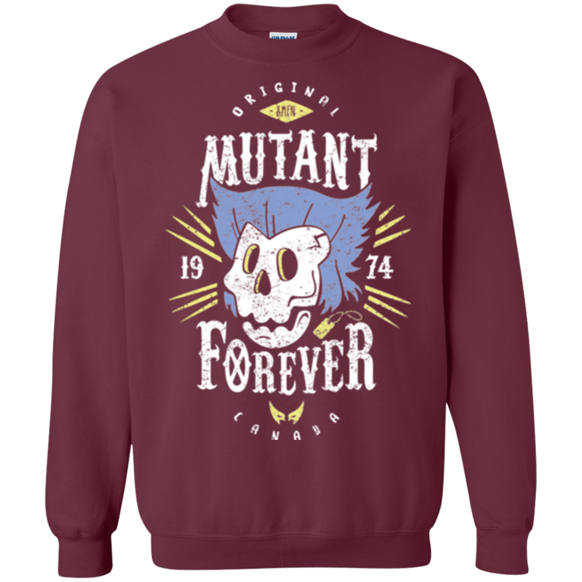 Sweatshirts Maroon / Small Mutant Forever Crewneck Sweatshirt