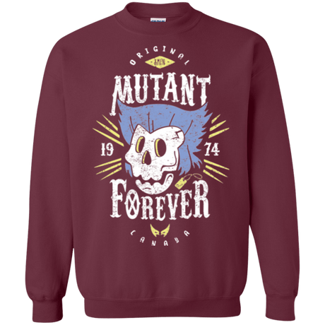 Sweatshirts Maroon / Small Mutant Forever Crewneck Sweatshirt