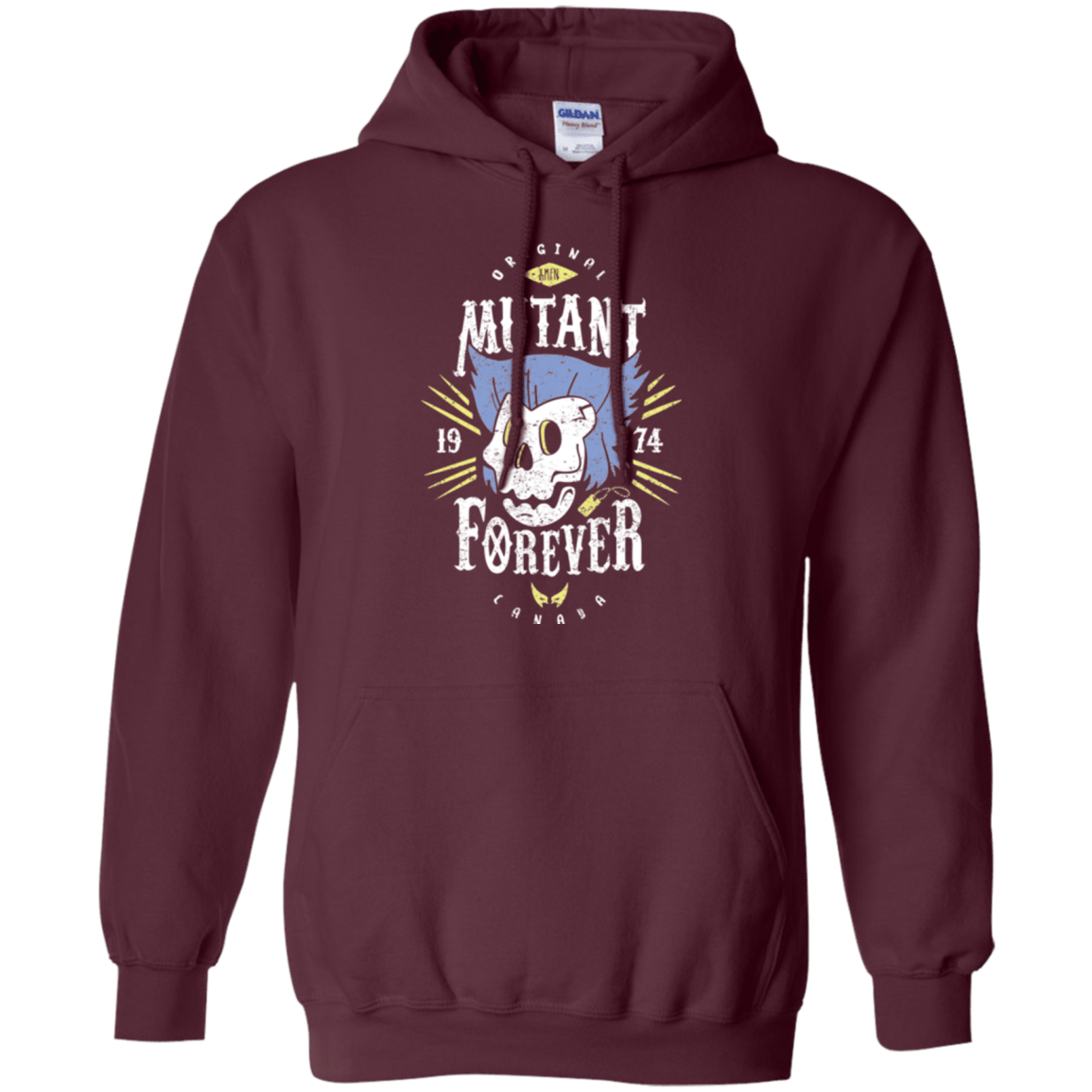 Sweatshirts Maroon / Small Mutant Forever Pullover Hoodie