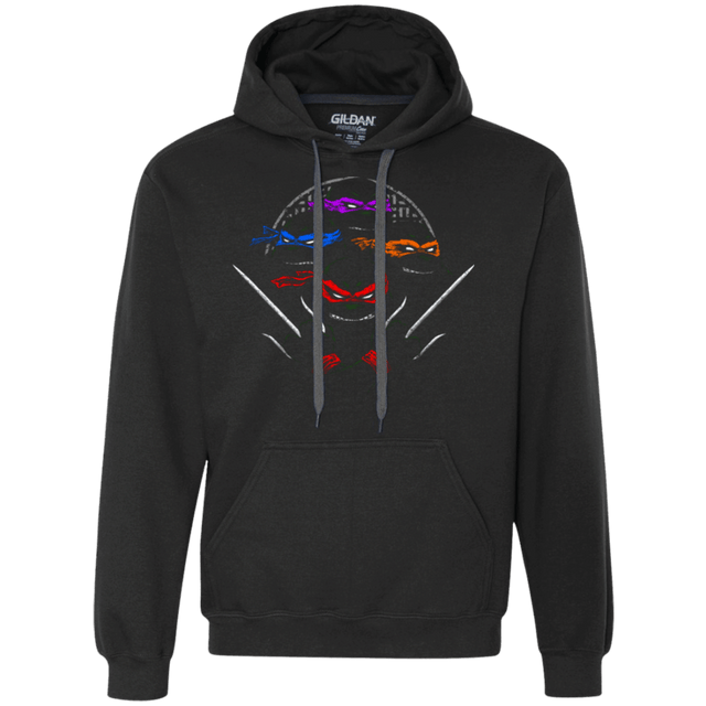 Sweatshirts Black / Small Mutant Ninja Brothers Premium Fleece Hoodie