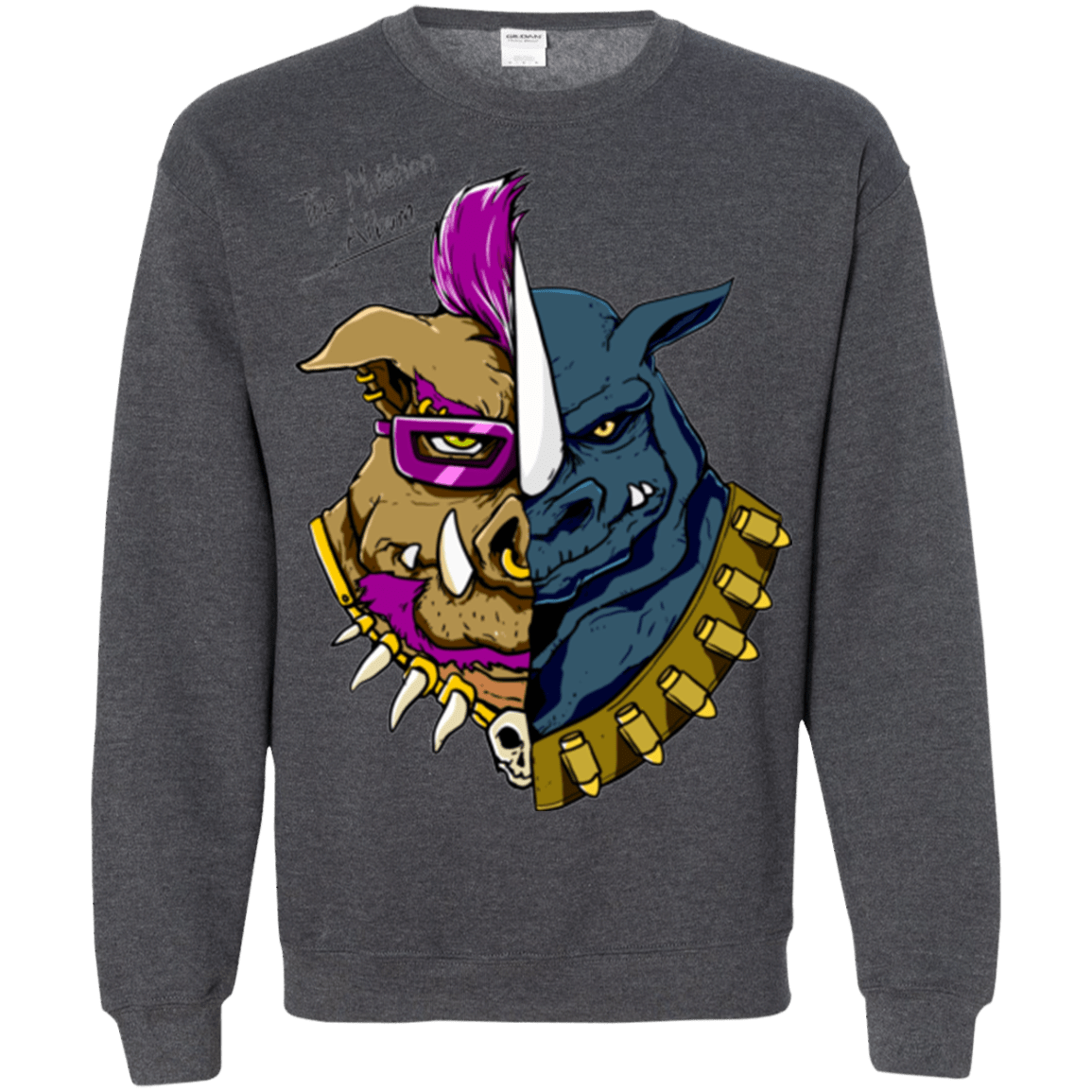 Sweatshirts Dark Heather / S Mutation album Crewneck Sweatshirt