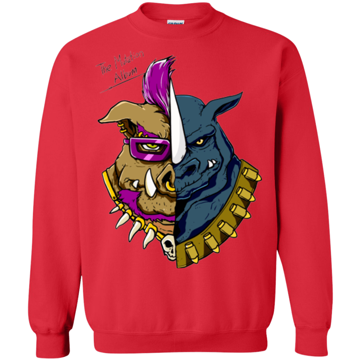 Sweatshirts Red / Small Mutation Album Crewneck Sweatshirt