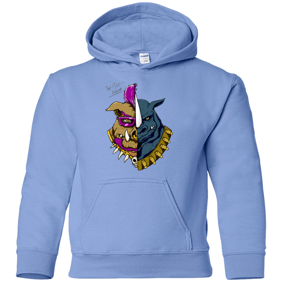 Sweatshirts Carolina Blue / YS Mutation album Youth Hoodie