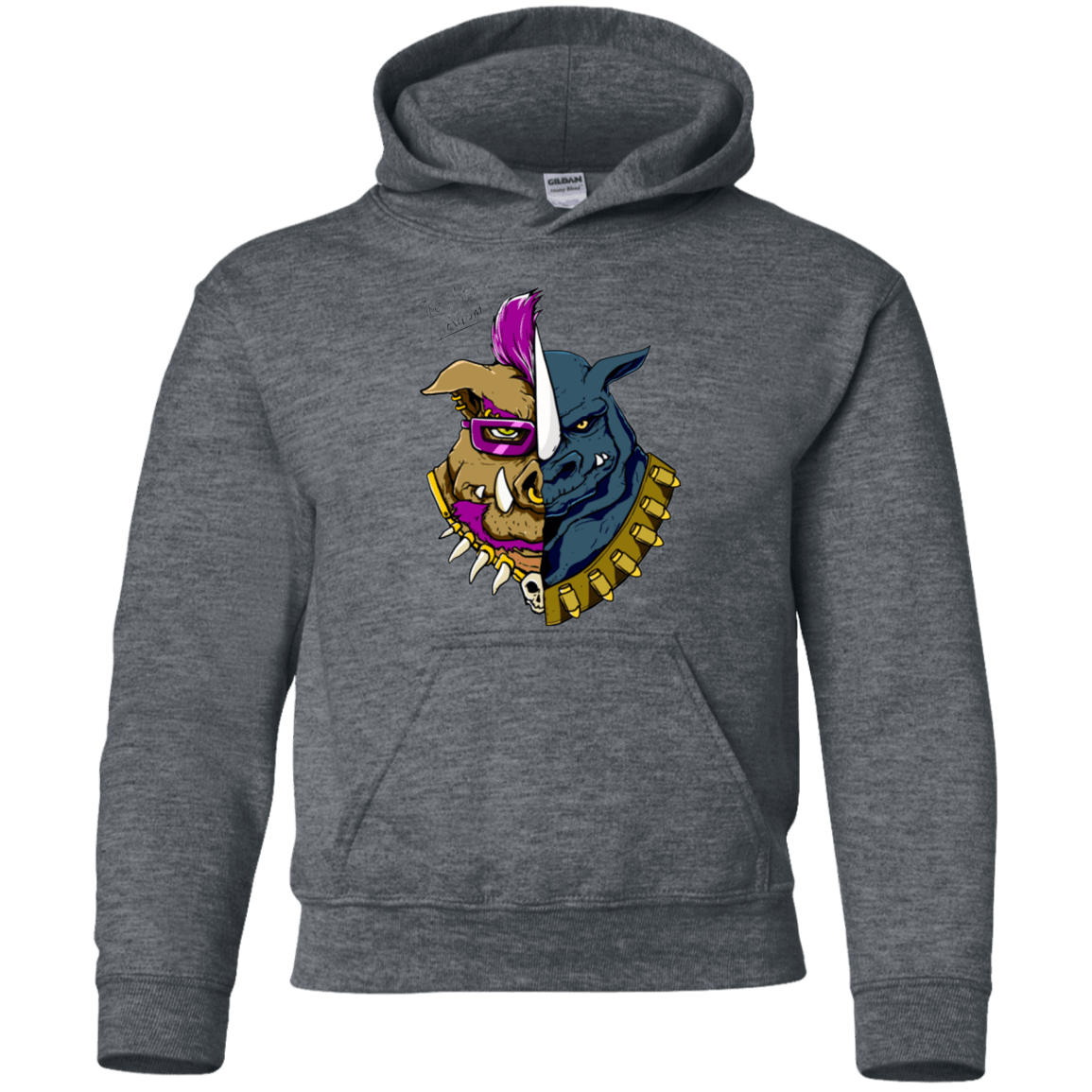 Sweatshirts Dark Heather / YS Mutation album Youth Hoodie